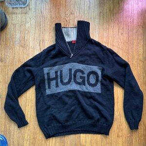 HUGO (HUGO BOSS) Black Sweater for Men